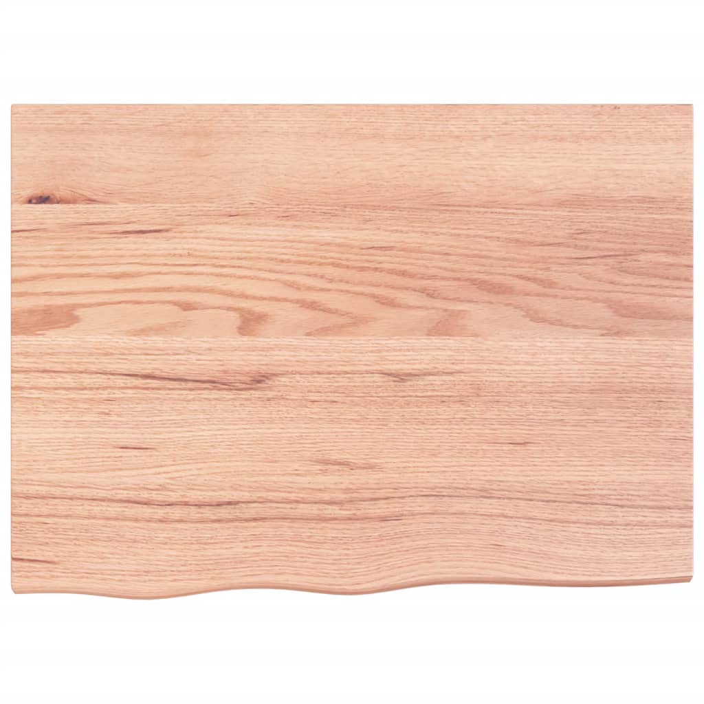 vidaXL Estante de pared madera de roble tratada marrón claro 80x60x2cm