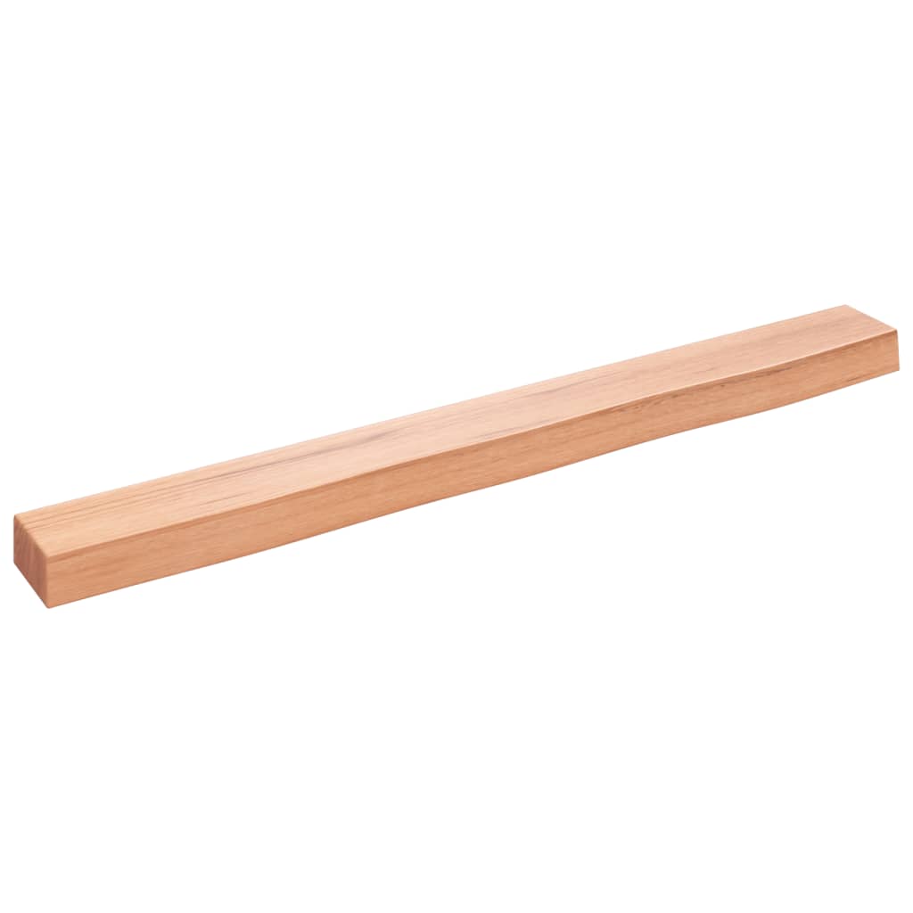 vidaXL Estante de pared madera roble tratada marrón claro 100x10x6 cm