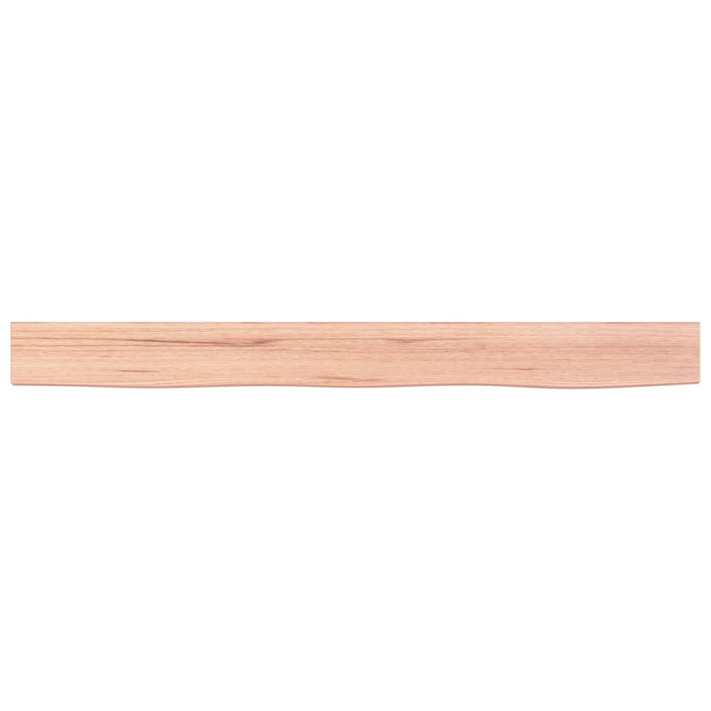 vidaXL Estante de pared madera roble tratada marrón claro 100x10x6 cm