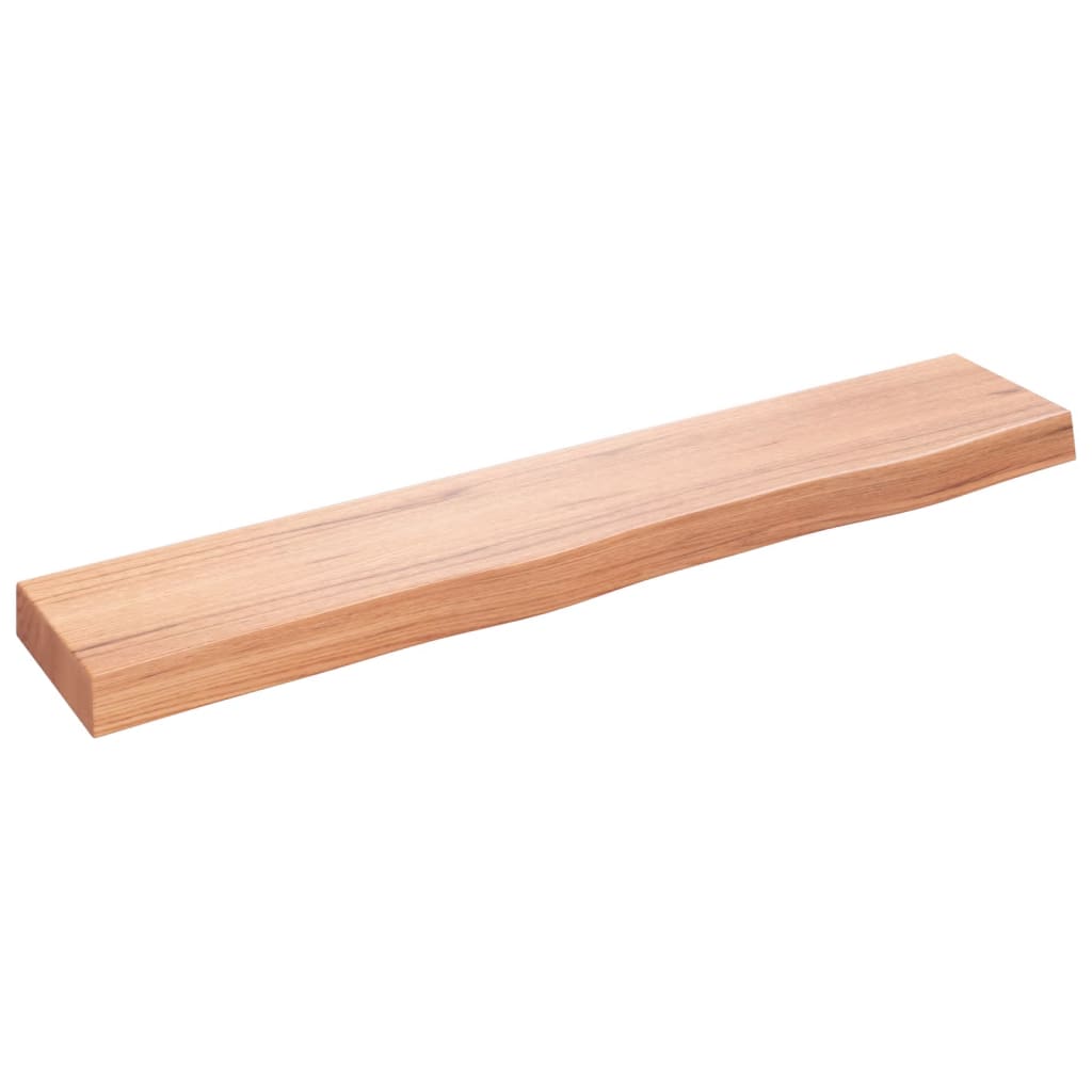 vidaXL Estante de pared madera roble tratada marrón claro 100x20x6 cm