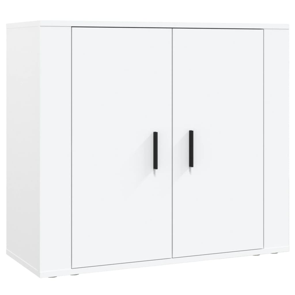 vidaXL Aparador alto madera contrachapada blanco