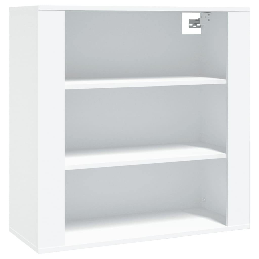 vidaXL Aparador alto madera contrachapada blanco