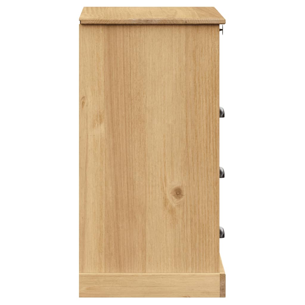 vidaXL Cómoda VIGO madera maciza pino 80x40x76 cm