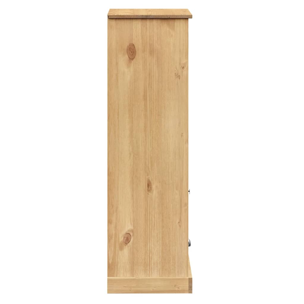 vidaXL Librería VIGO madera maciza de pino 60x35x114,5 cm