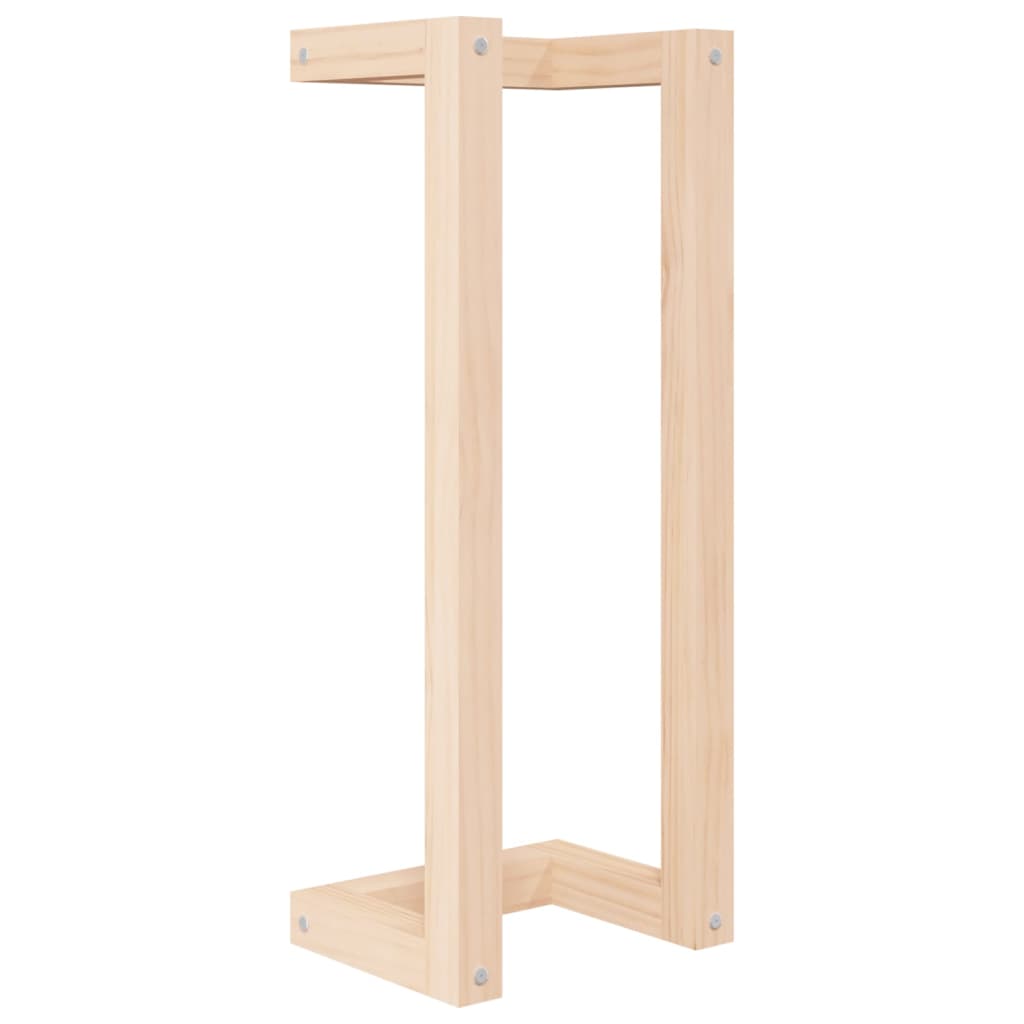 vidaXL Toallero de madera maciza de pino 23x18x60 cm