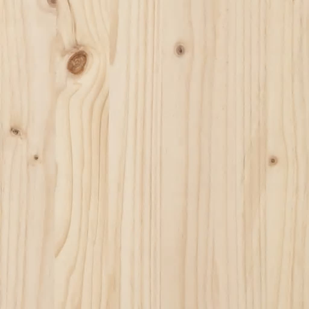 vidaXL Toallero de madera maciza de pino 23x18x90 cm