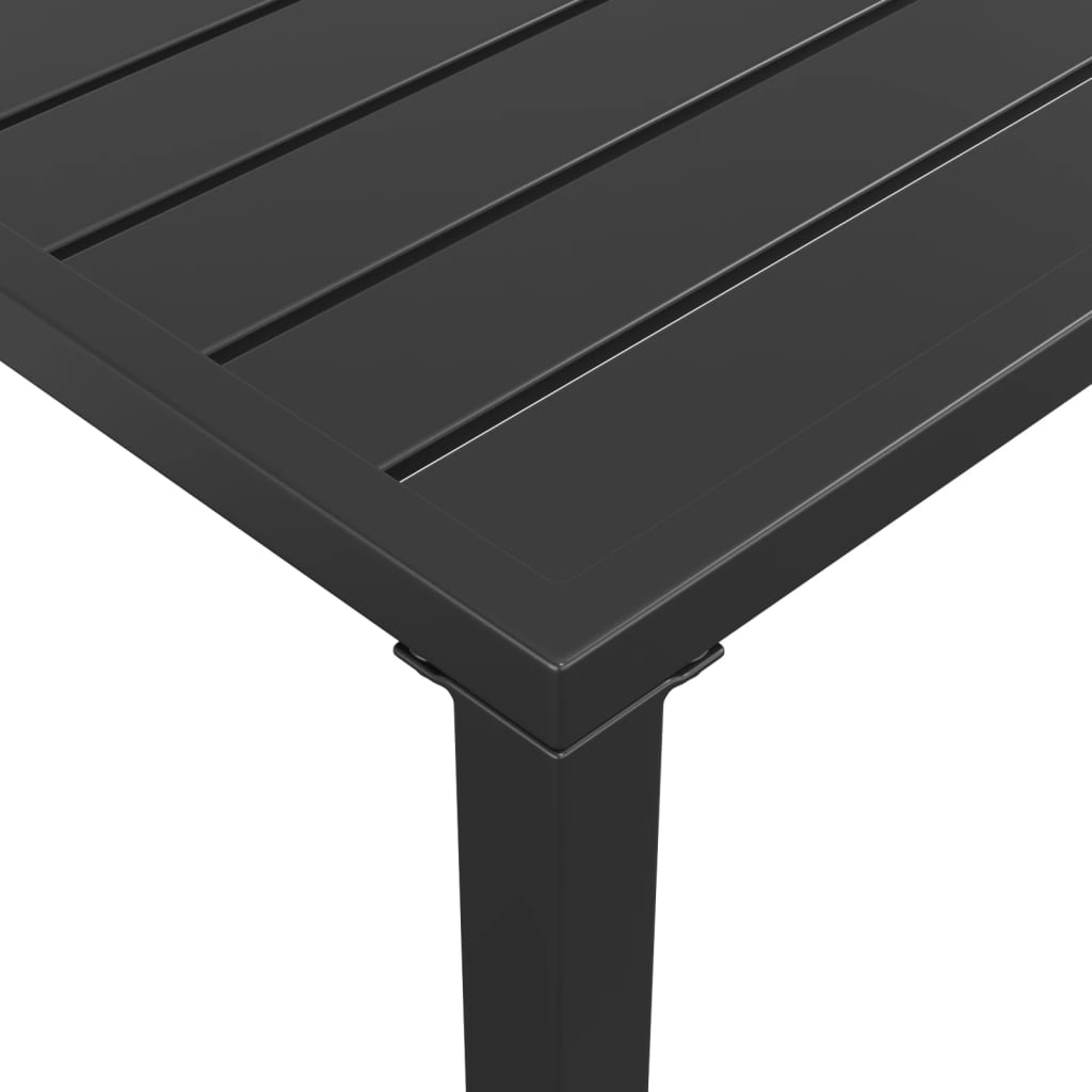 vidaXL Mesa de comedor para jardín acero gris antracita 110x54x70 cm