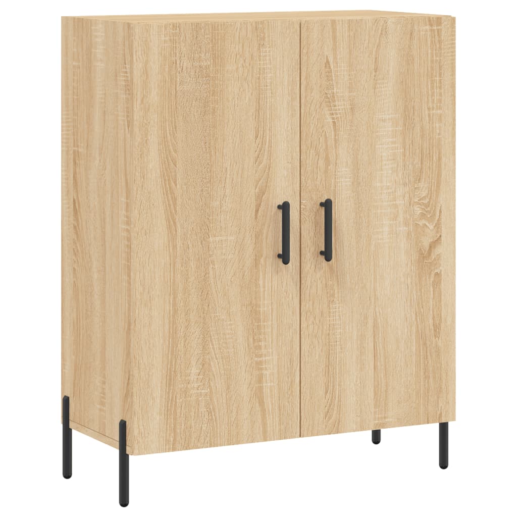 vidaXL Aparador de madera de ingeniería roble Sonoma 69,5x34x90 cm