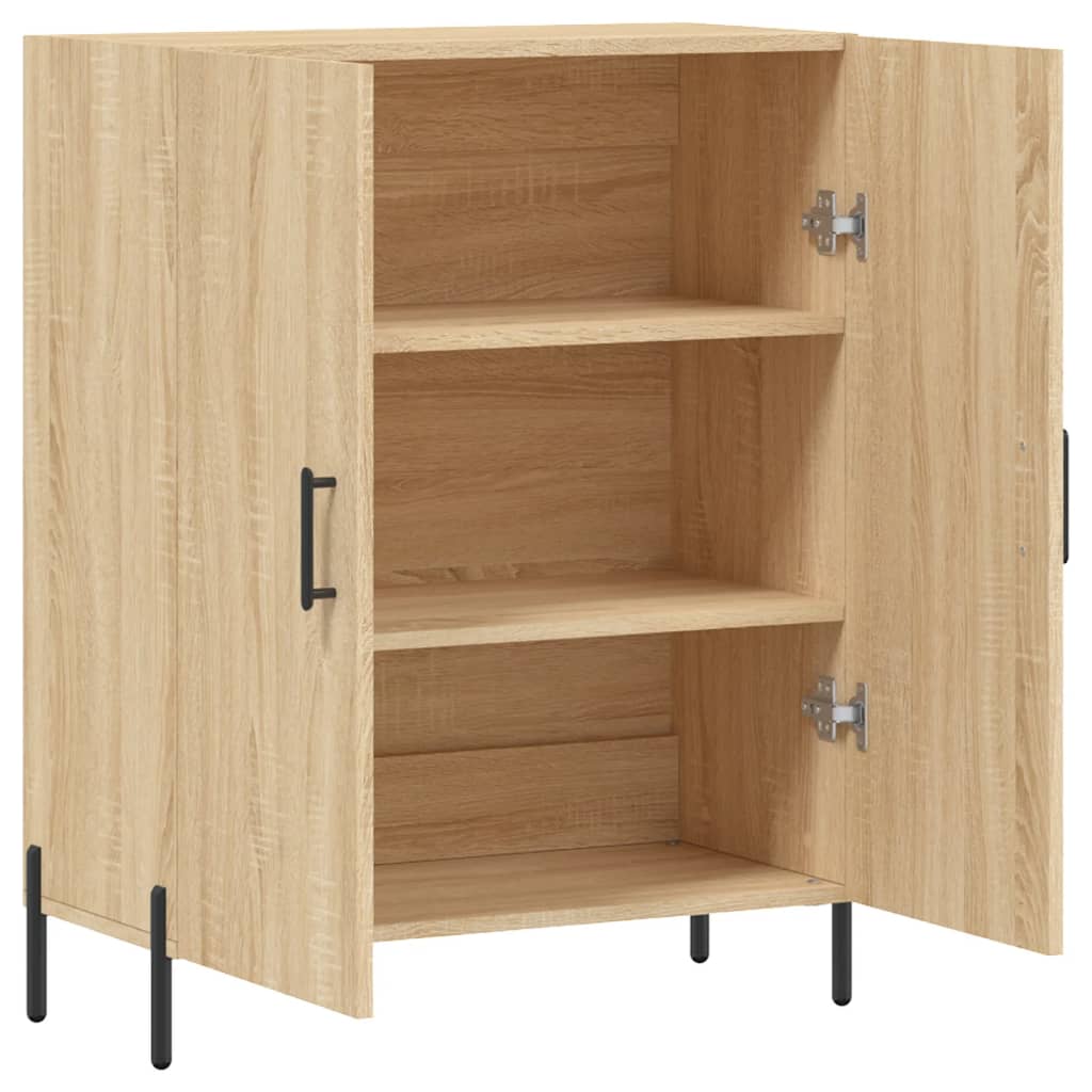 vidaXL Aparador de madera de ingeniería roble Sonoma 69,5x34x90 cm