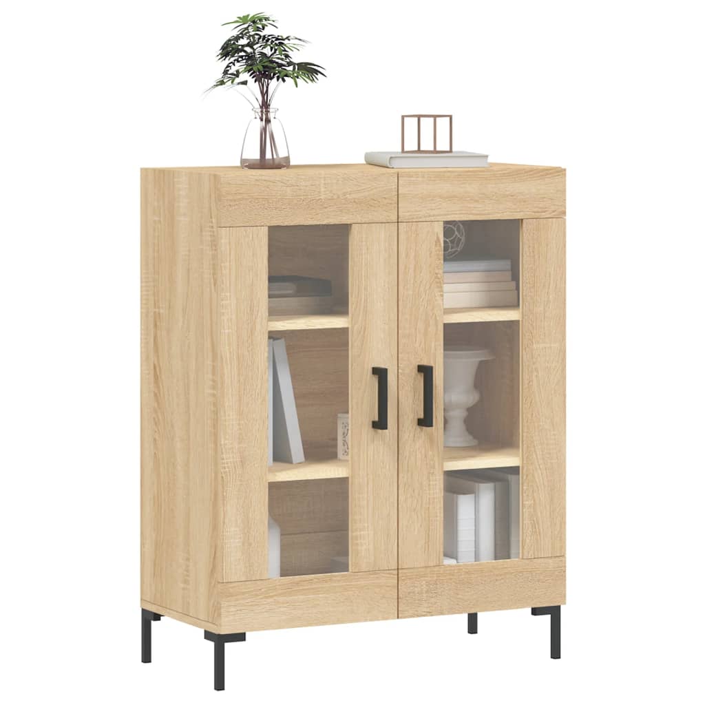 vidaXL Aparador de madera de ingeniería roble Sonoma 69,5x34x90 cm