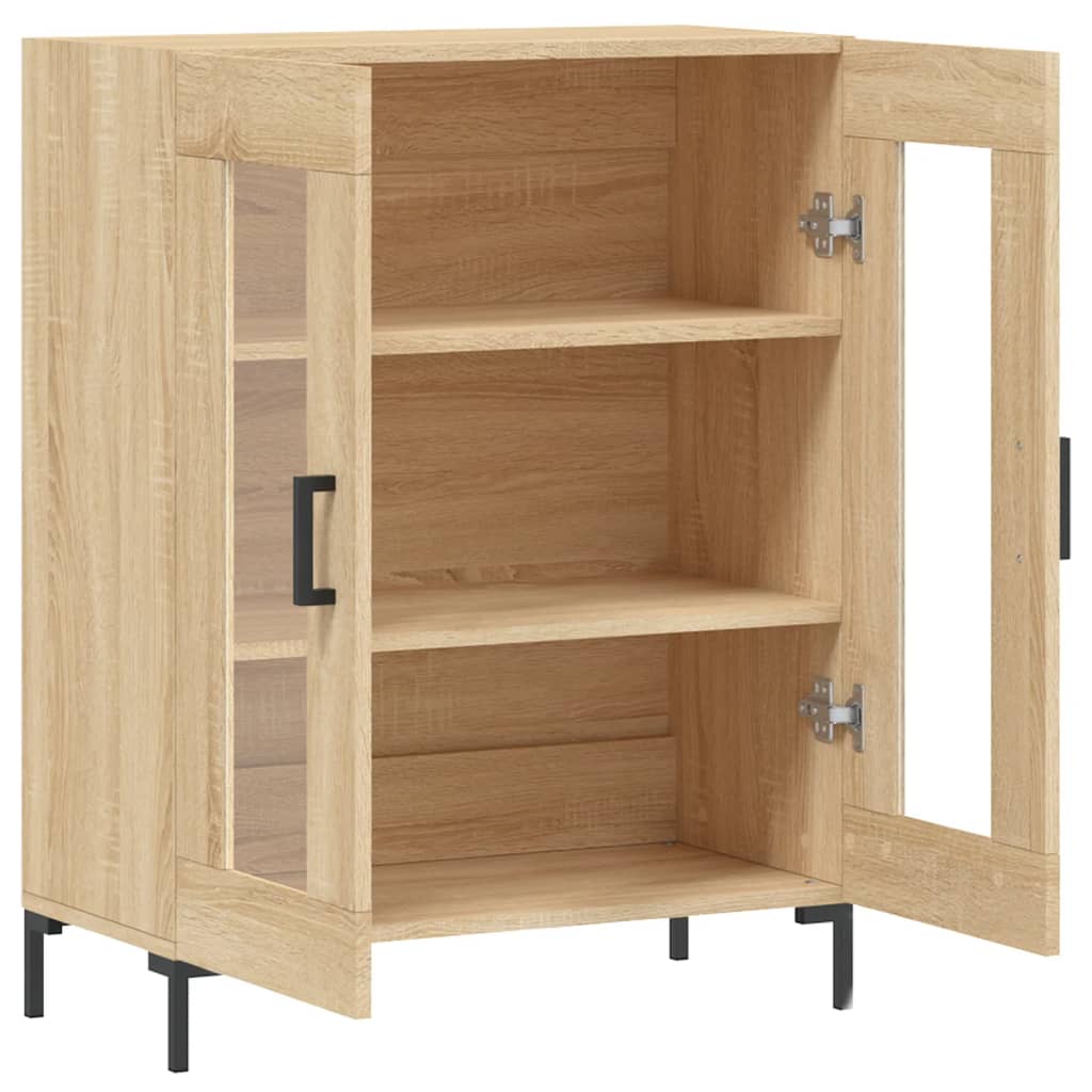 vidaXL Aparador de madera de ingeniería roble Sonoma 69,5x34x90 cm