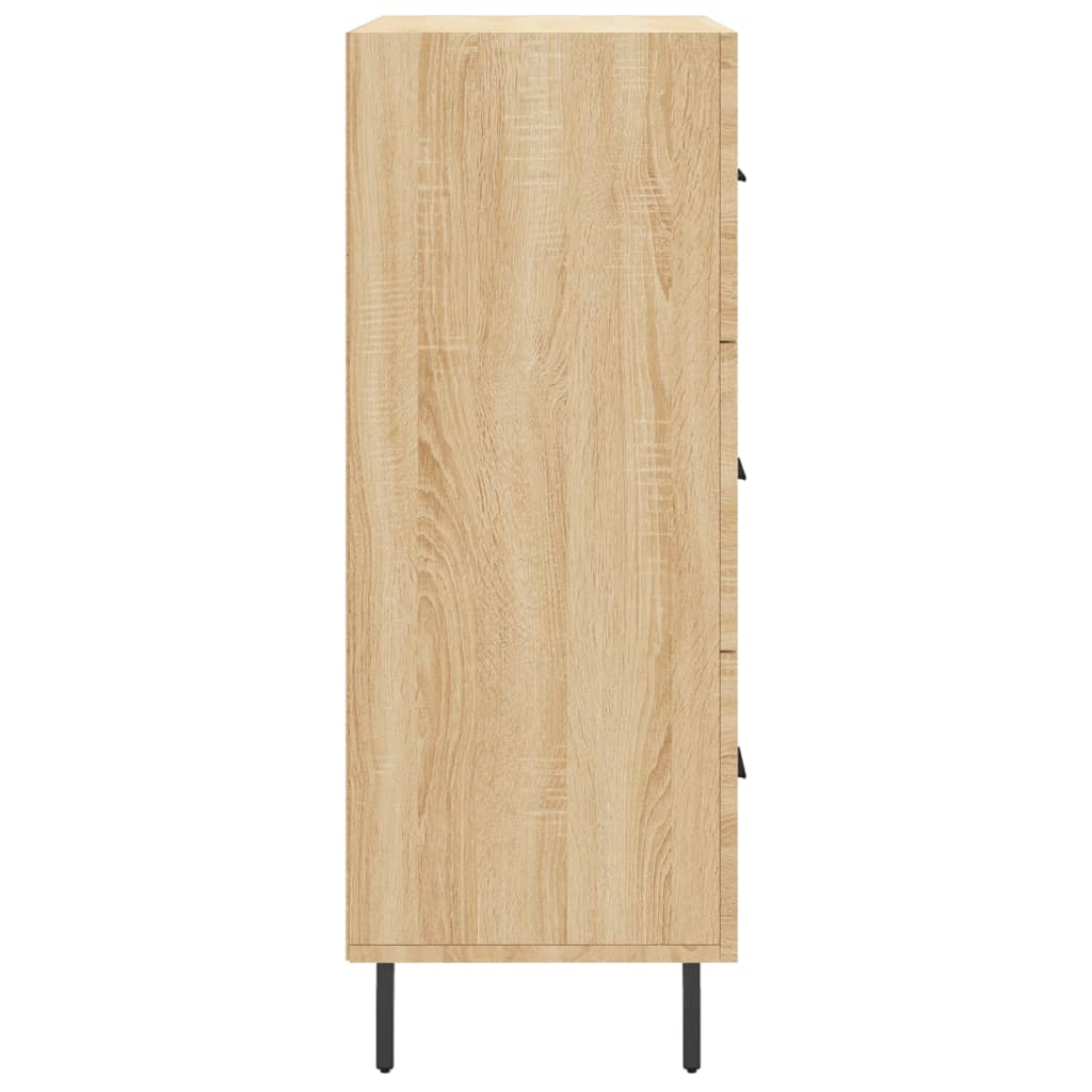 vidaXL Aparador de madera de ingeniería roble Sonoma 69,5x34x90 cm