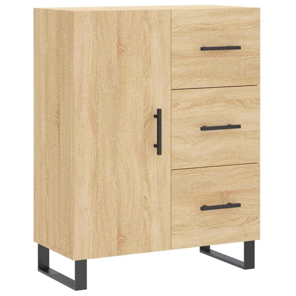 vidaXL Aparador de madera de ingeniería roble Sonoma 69,5x34x90 cm