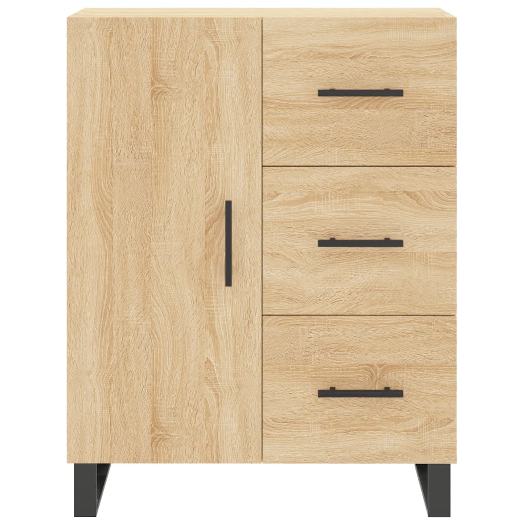 vidaXL Aparador de madera de ingeniería roble Sonoma 69,5x34x90 cm