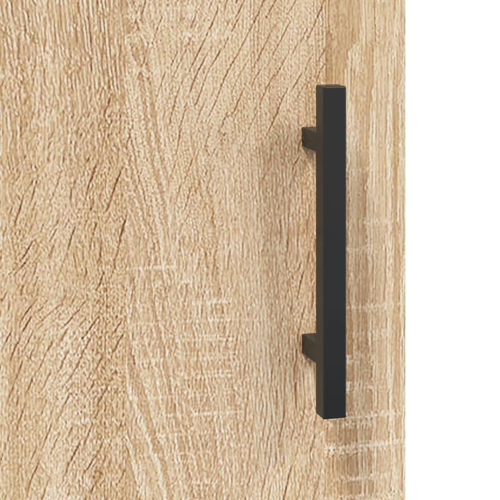 vidaXL Aparador de madera de ingeniería roble Sonoma 69,5x34x90 cm