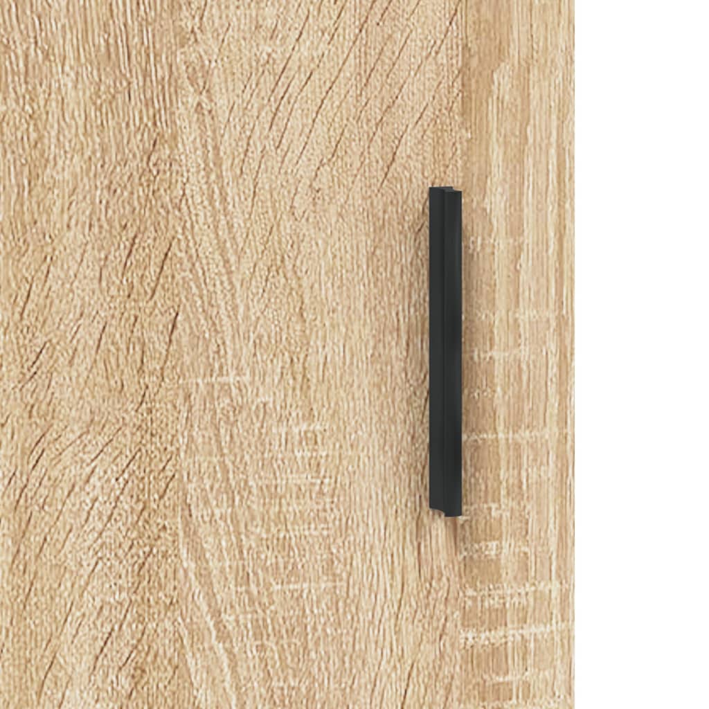 vidaXL Aparador de madera de ingeniería roble Sonoma 69,5x34x90 cm