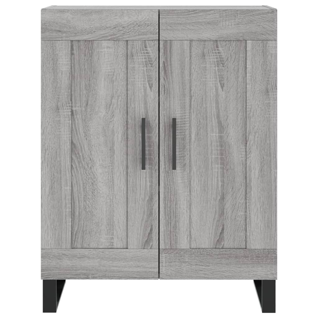 vidaXL Aparador de madera de ingeniería gris Sonoma 69,5x34x90 cm