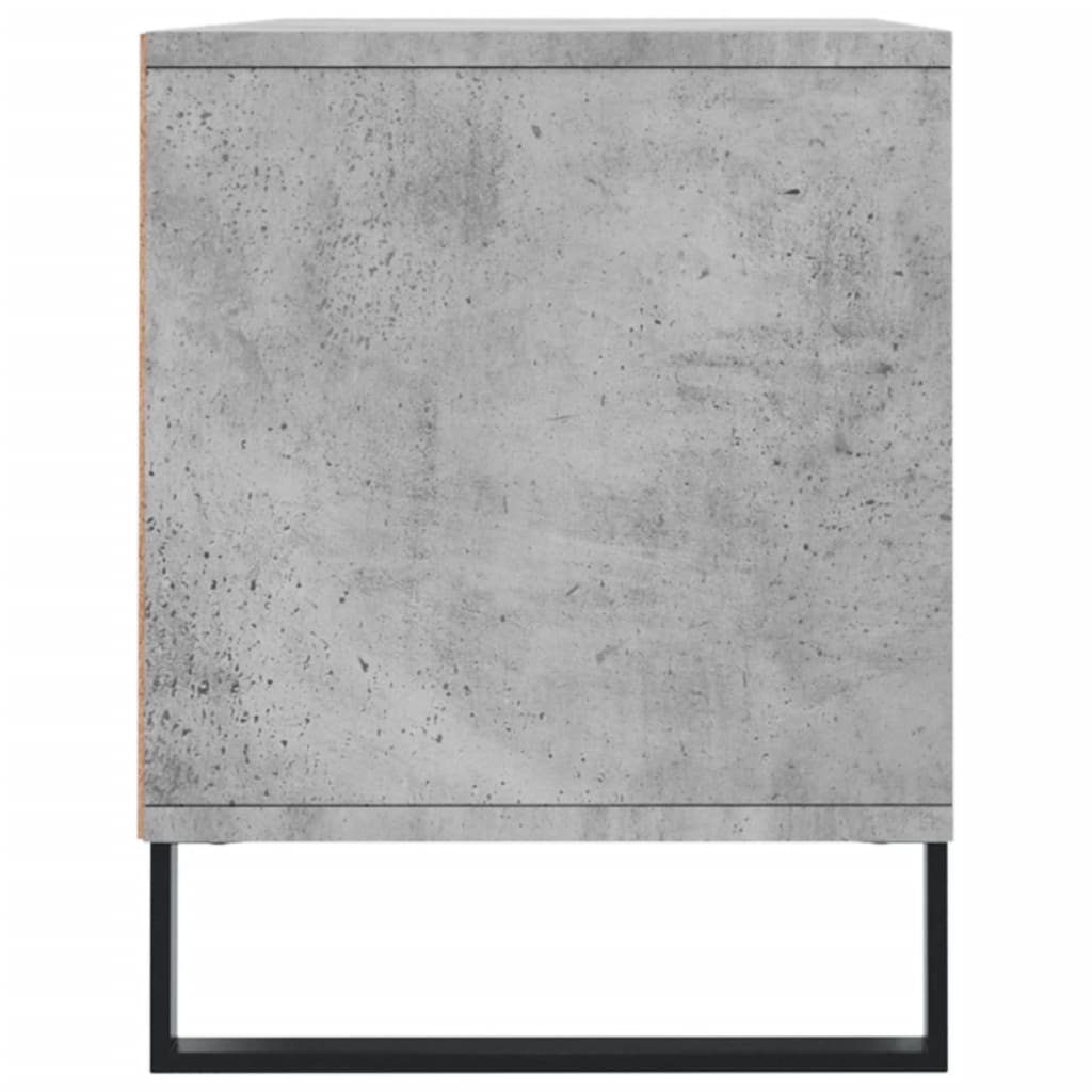 vidaXL Mueble de TV madera contrachapada gris hormigón 100x34,5x44,5cm