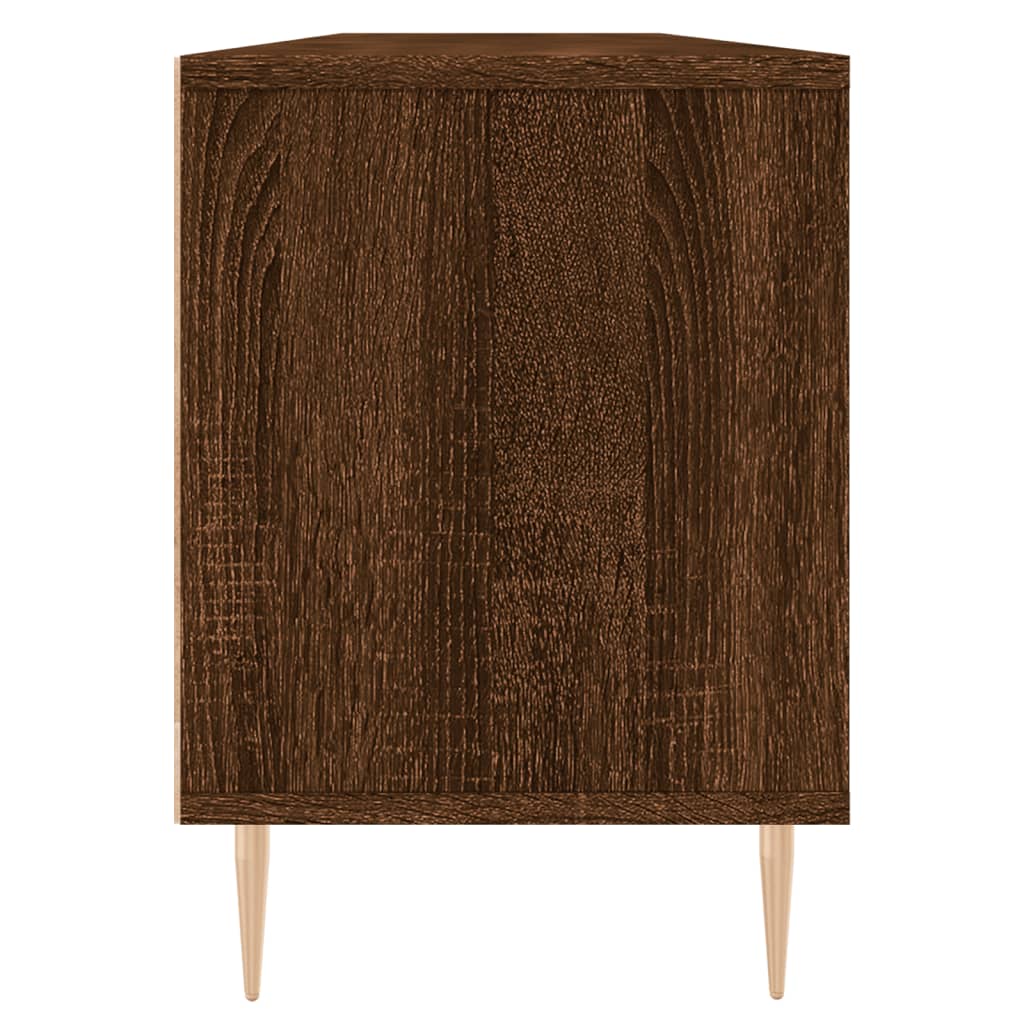 vidaXL Mueble de TV madera contrachapada roble marrón 150x30x44,5 cm