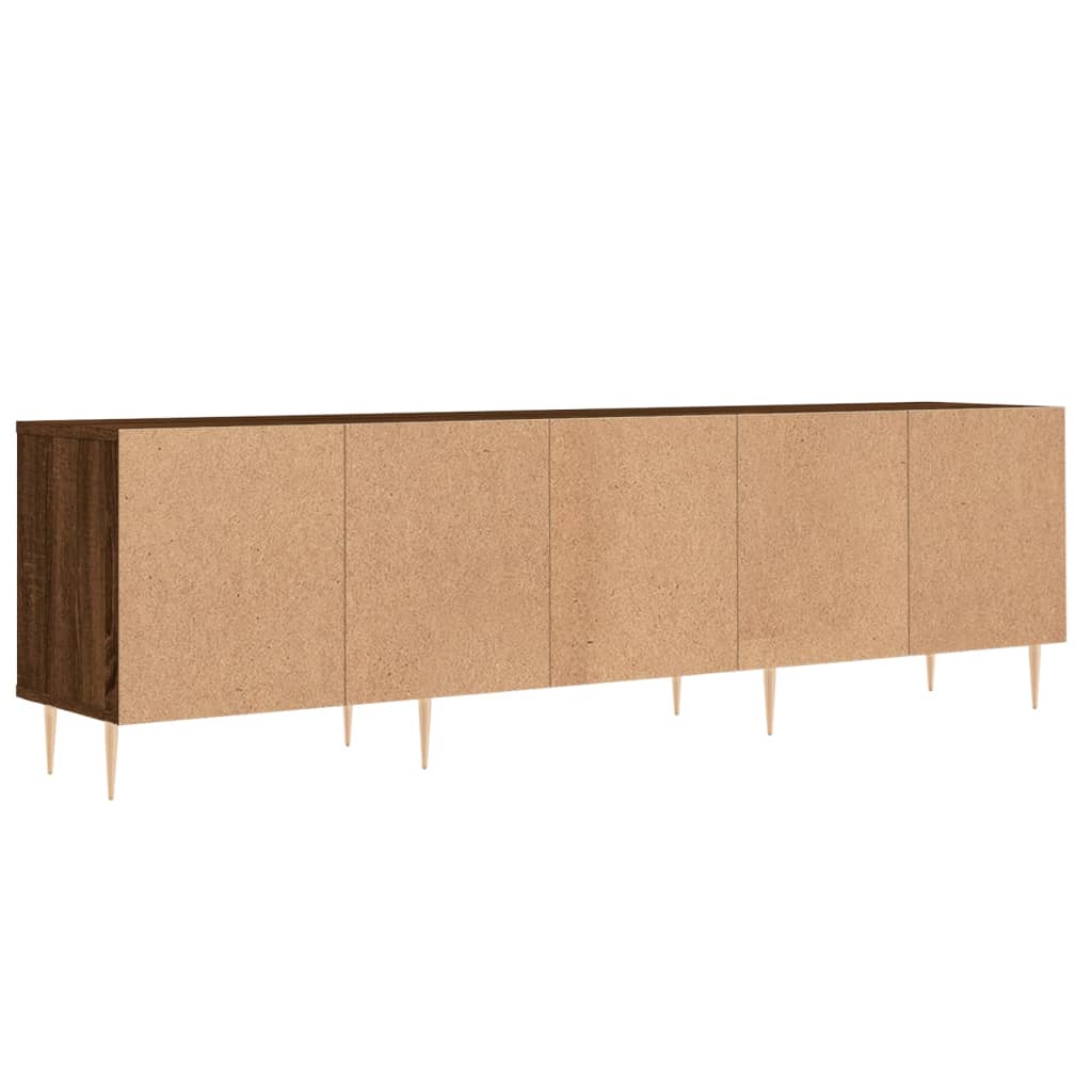 vidaXL Mueble de TV madera contrachapada roble marrón 150x30x44,5 cm