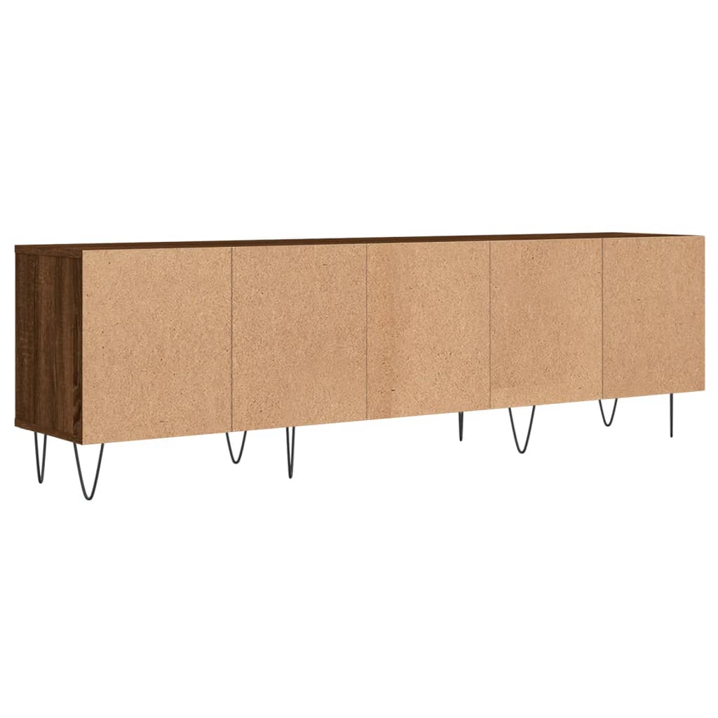 vidaXL Mueble de TV madera contrachapada roble marrón 150x30x44,5 cm