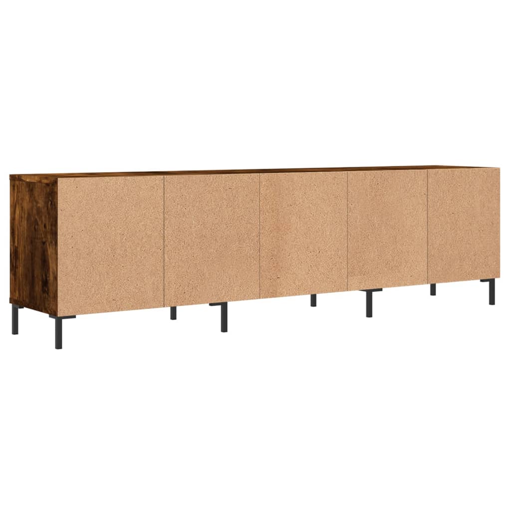 vidaXL Mueble de TV madera contrachapada roble ahumado 150x30x44,5 cm