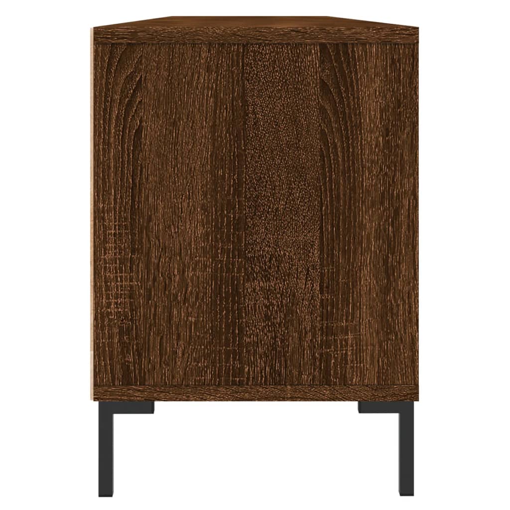 vidaXL Mueble de TV madera contrachapada roble marrón 150x30x44,5 cm