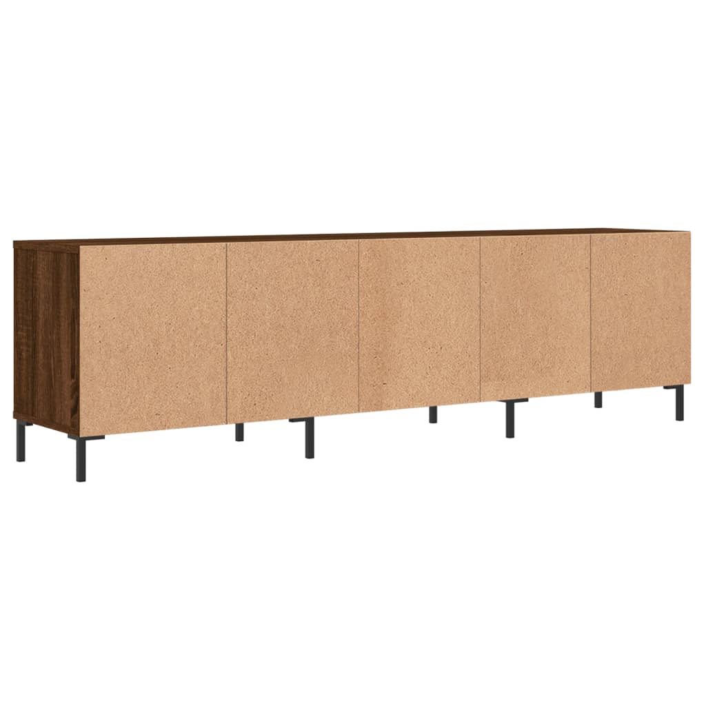 vidaXL Mueble de TV madera contrachapada roble marrón 150x30x44,5 cm