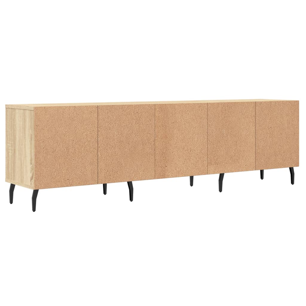 vidaXL Mueble de TV madera contrachapada roble Sonoma 150x30x44,5 cm