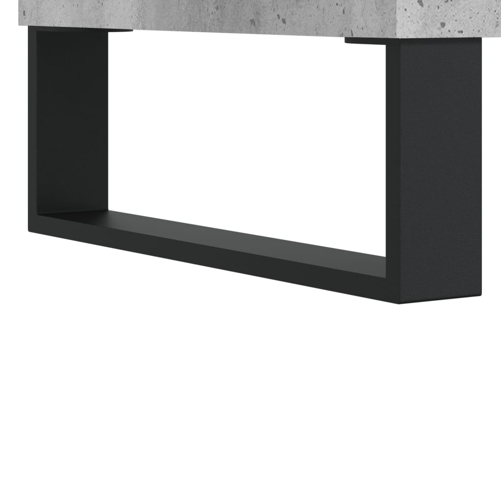 vidaXL Mueble de TV madera contrachapada gris hormigón 150x30x44,5 cm