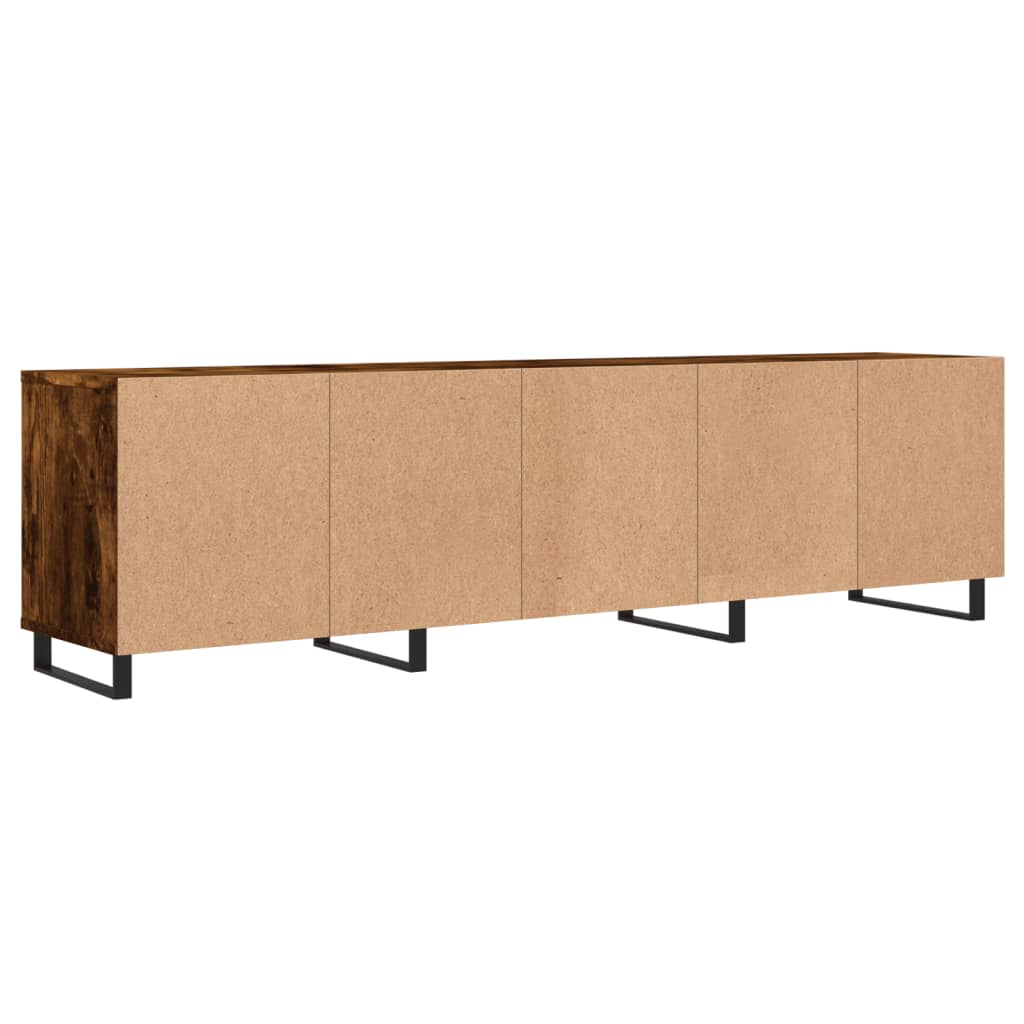 vidaXL Mueble de TV madera contrachapada roble ahumado 150x30x44,5 cm