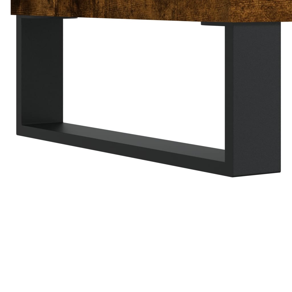 vidaXL Mueble de TV madera contrachapada roble ahumado 150x30x44,5 cm