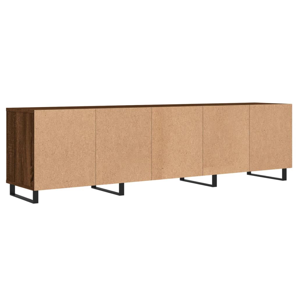 vidaXL Mueble de TV madera contrachapada roble marrón 150x30x44,5 cm