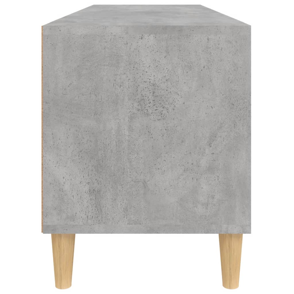 vidaXL Mueble de TV madera contrachapada gris hormigón 100x34,5x44,5cm