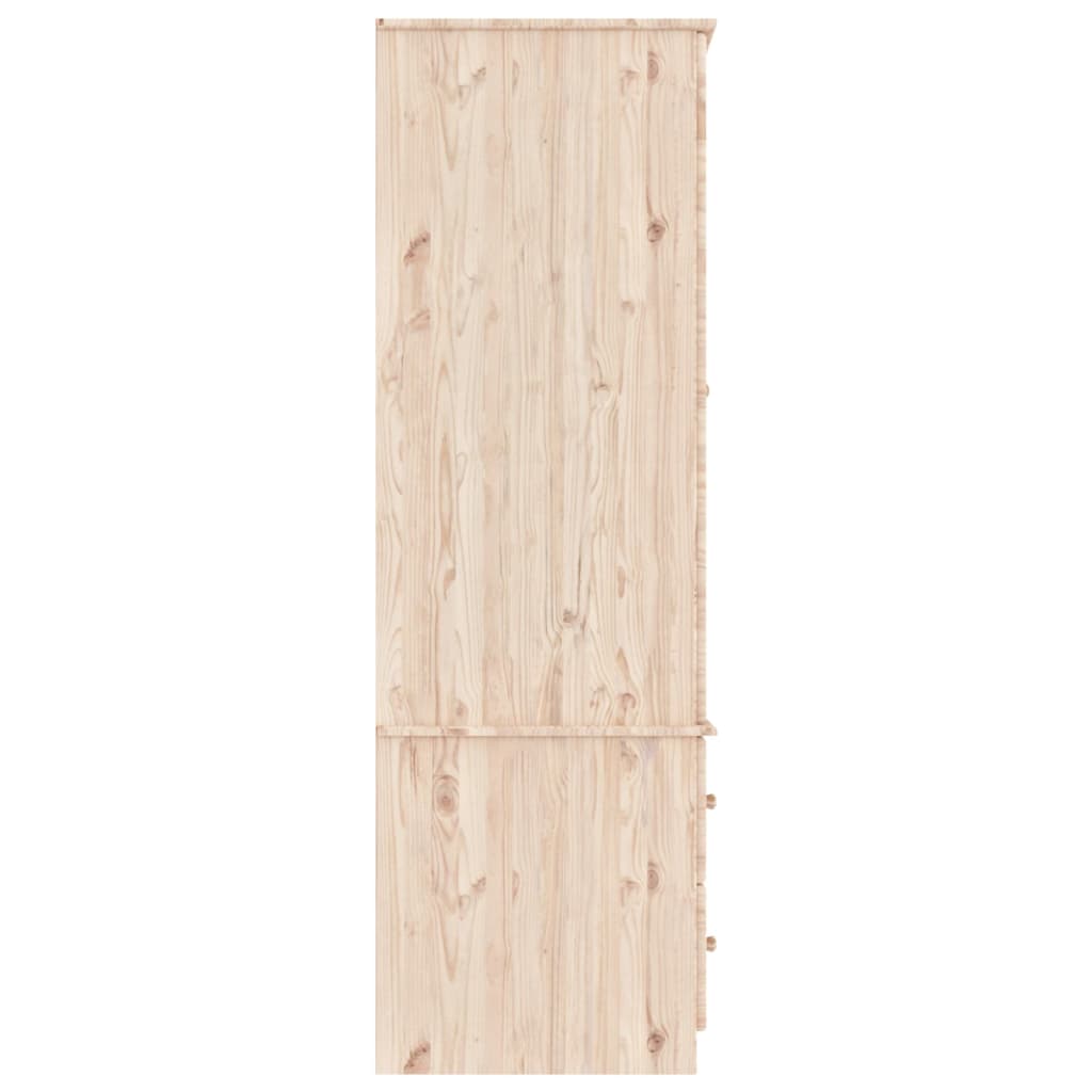 vidaXL Armario ALTA madera maciza pino 90x55x170 cm