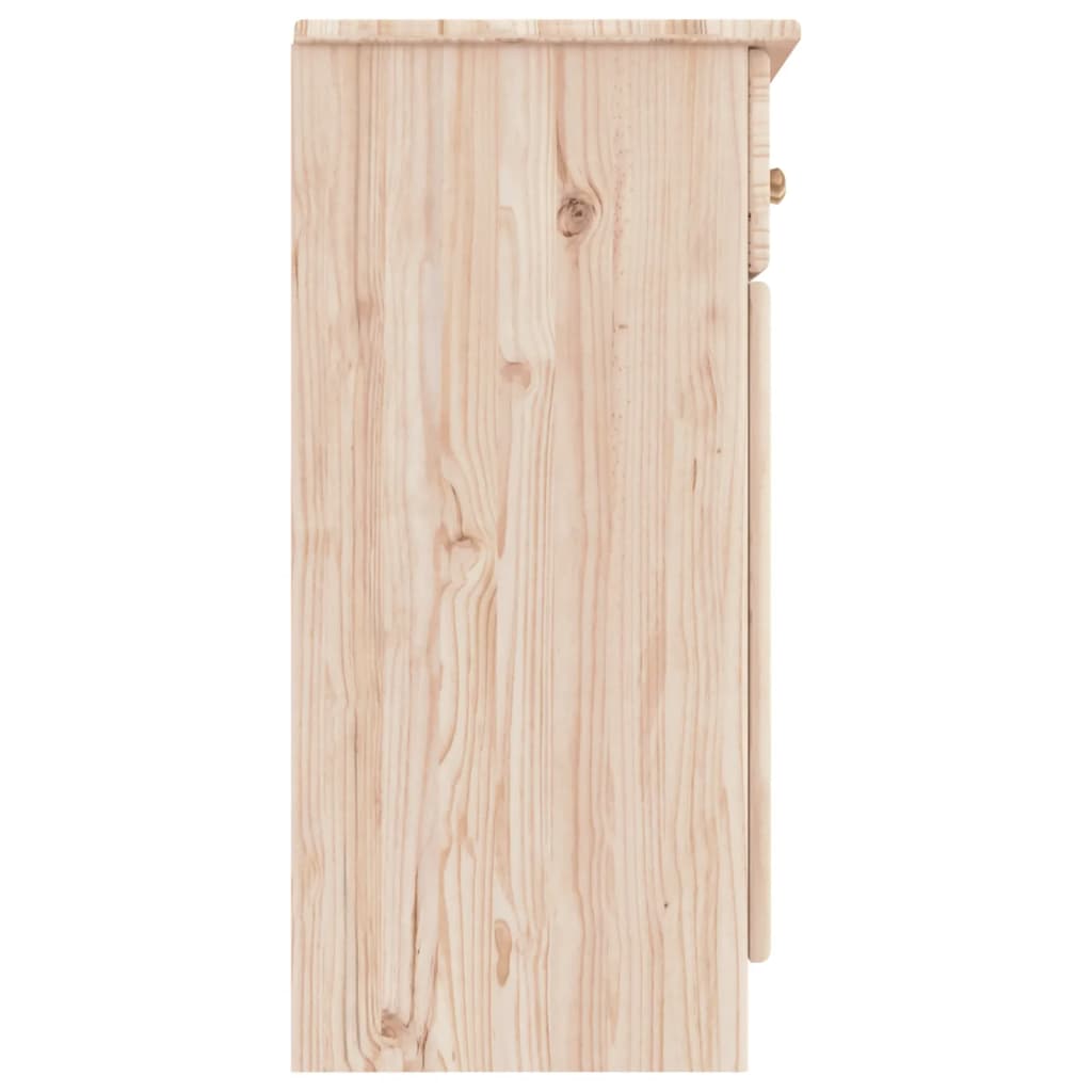 vidaXL Aparador ALTA madera maciza de pino 112x35x73 cm