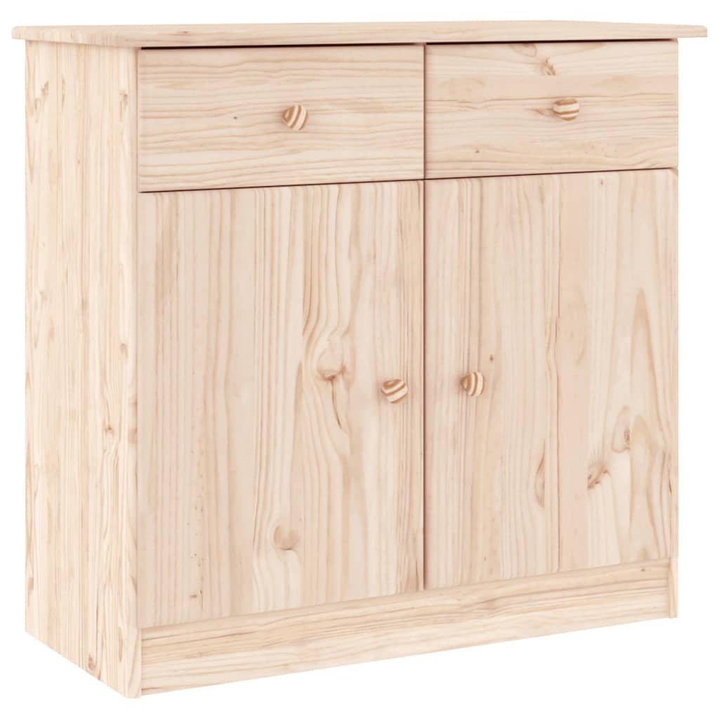 vidaXL Aparador ALTA madera maciza de pino 77x35x73 cm