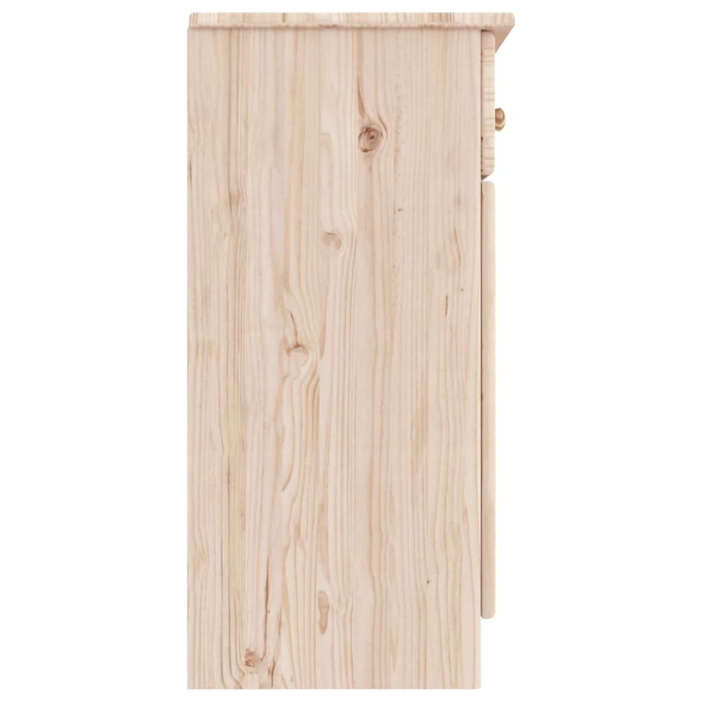 vidaXL Aparador ALTA madera maciza de pino 77x35x73 cm