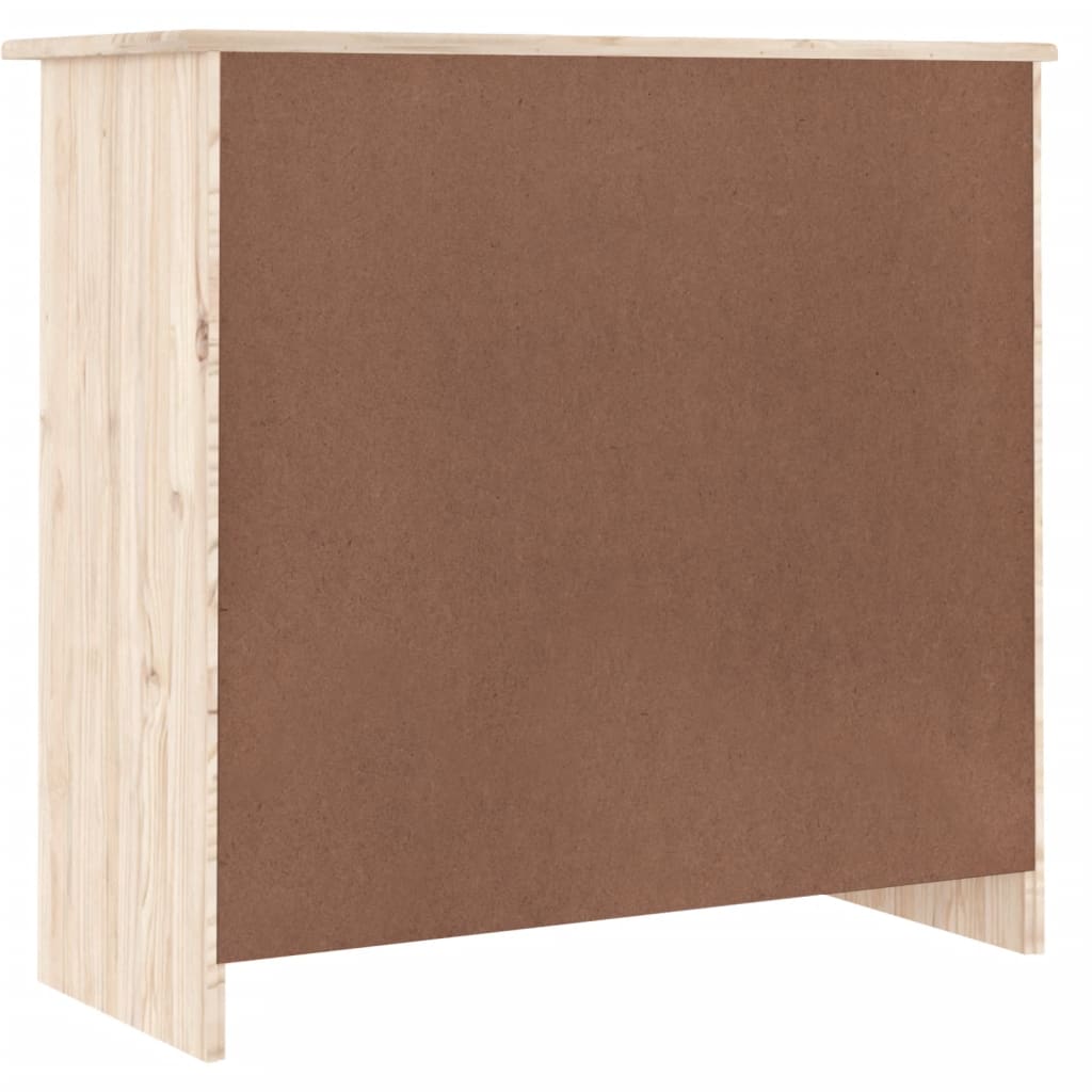 vidaXL Aparador ALTA madera maciza de pino 77x35x73 cm