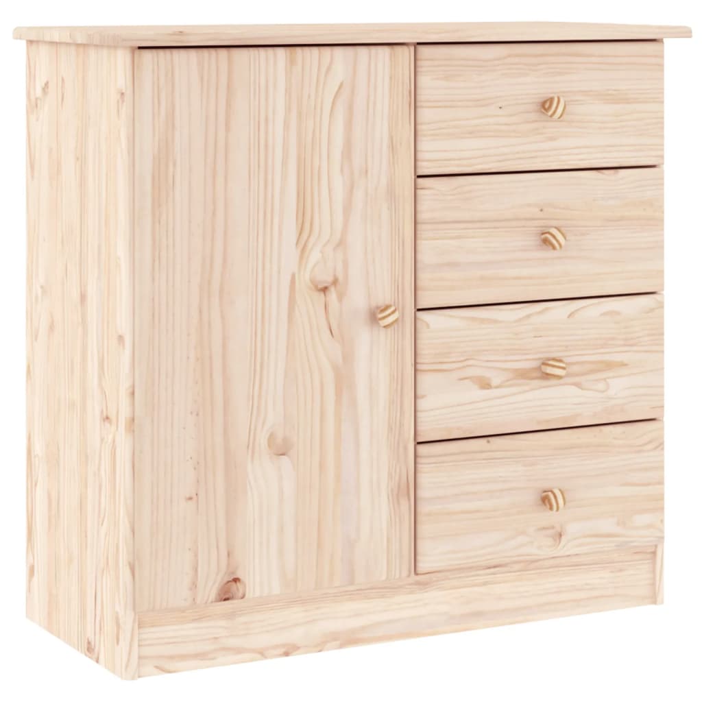 vidaXL Aparador ALTA madera maciza de pino 77x35x73 cm