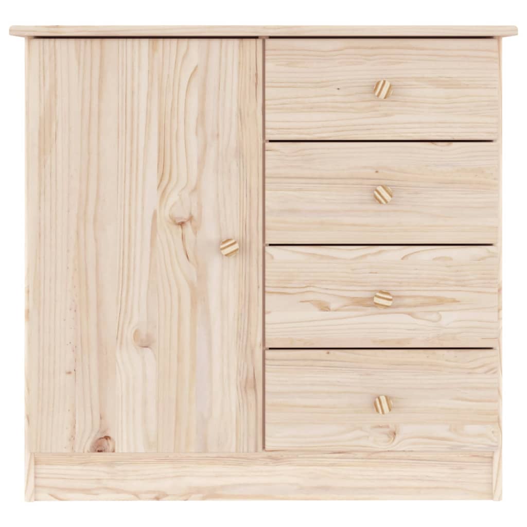 vidaXL Aparador ALTA madera maciza de pino 77x35x73 cm