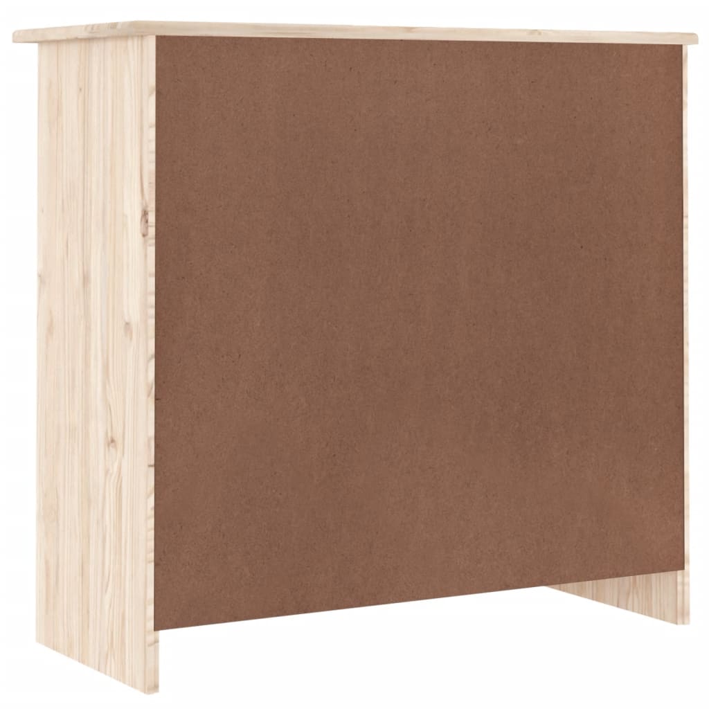 vidaXL Aparador ALTA madera maciza de pino 77x35x73 cm