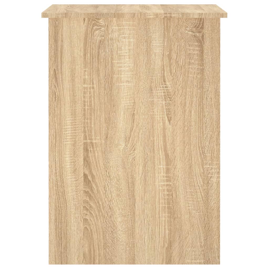 vidaXL Escritorio de madera contrachapada roble Sonoma 100x55x75 cm