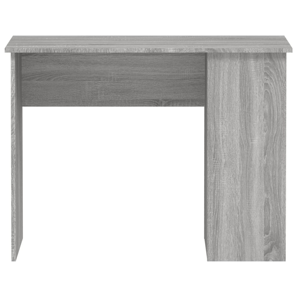 vidaXL Escritorio de madera contrachapada gris Sonoma 100x55x75 cm