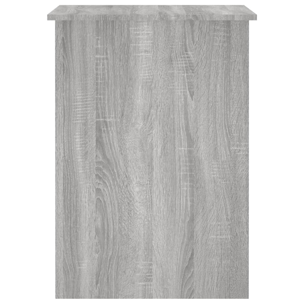 vidaXL Escritorio de madera contrachapada gris Sonoma 100x55x75 cm