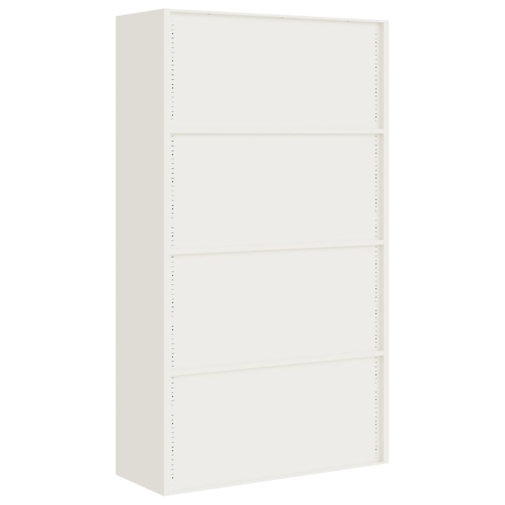 vidaXL Armario archivador de acero blanco 105x40x180 cm