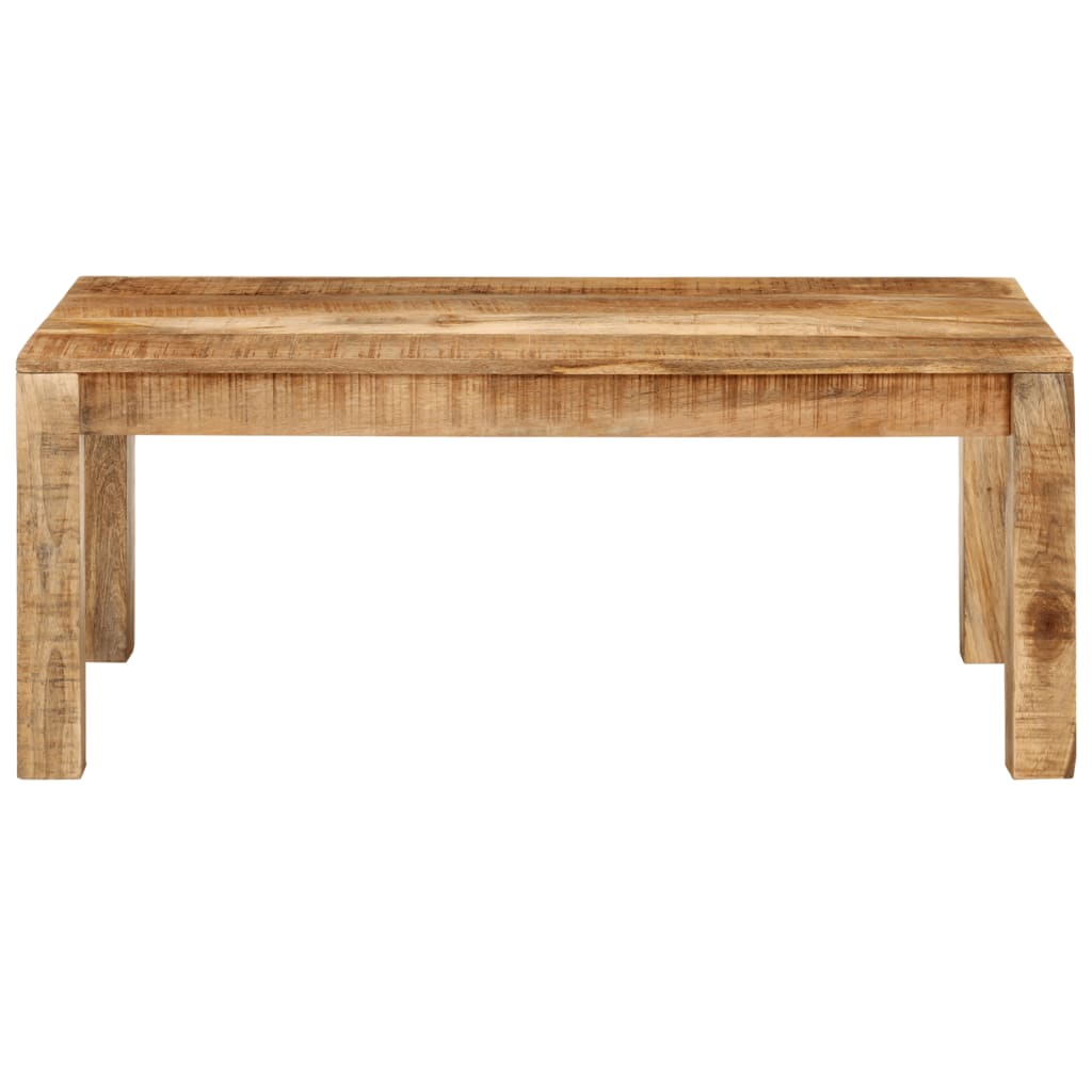 vidaXL Mesa de centro de madera maciza mango 100x55x40 cm