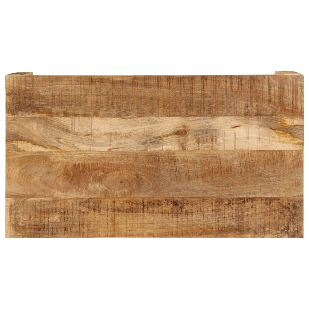 vidaXL Mesa de centro de madera maciza mango 100x55x40 cm