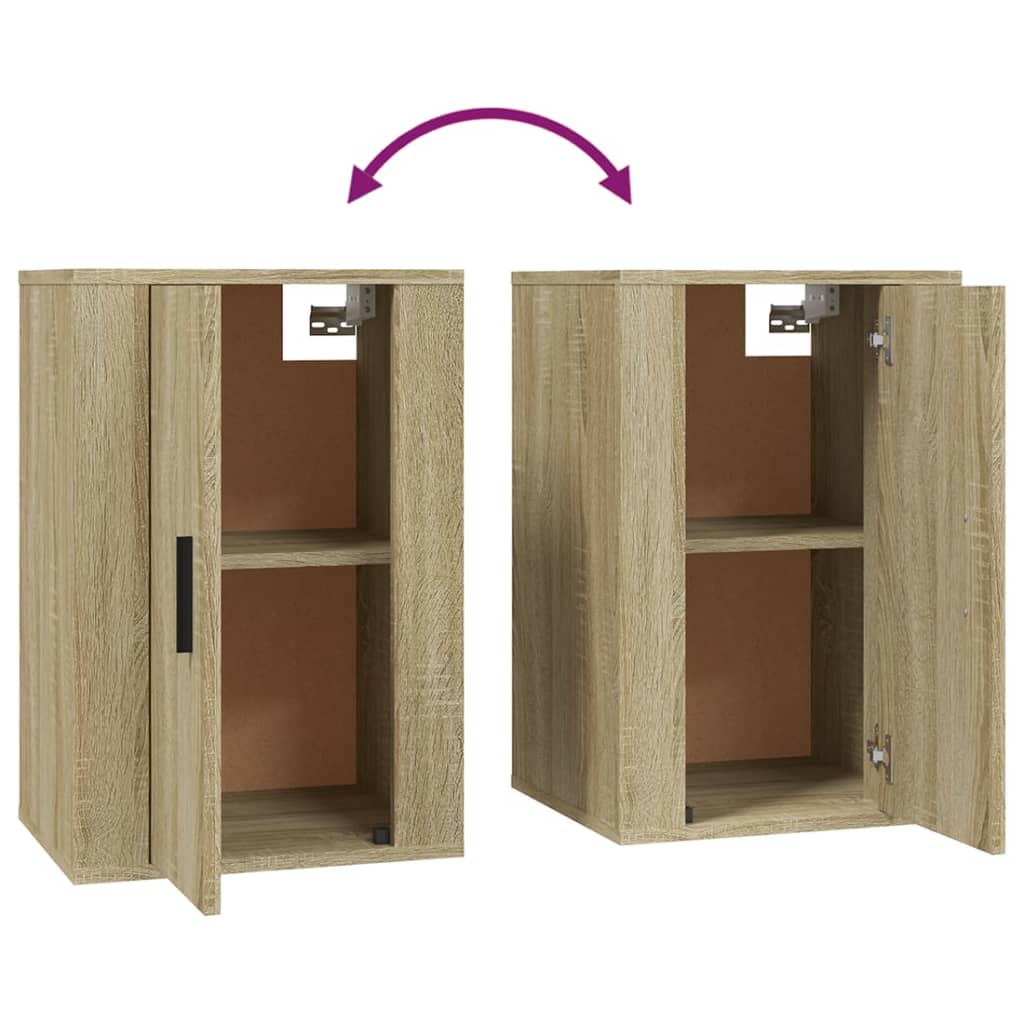 vidaXL Set de muebles para TV 3 pzas madera contrachapada roble sonoma