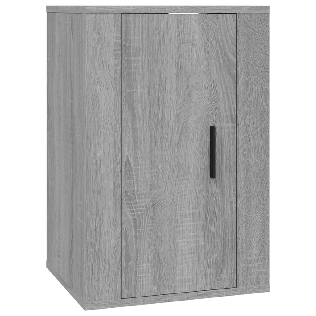 vidaXL Set de muebles para TV 3 pzas madera contrachapada gris Sonoma